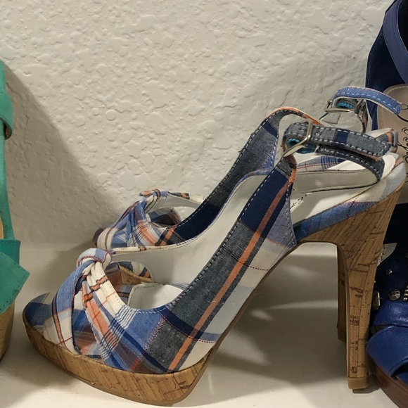 Plaid platform sandal - Picture 5 of 5
